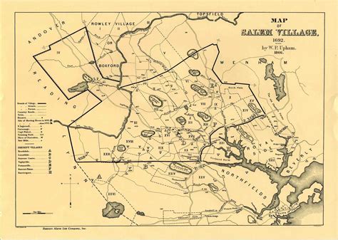 salem witchtrials images | ..map of Salem,Massachusetts 1692 | SALEM ...