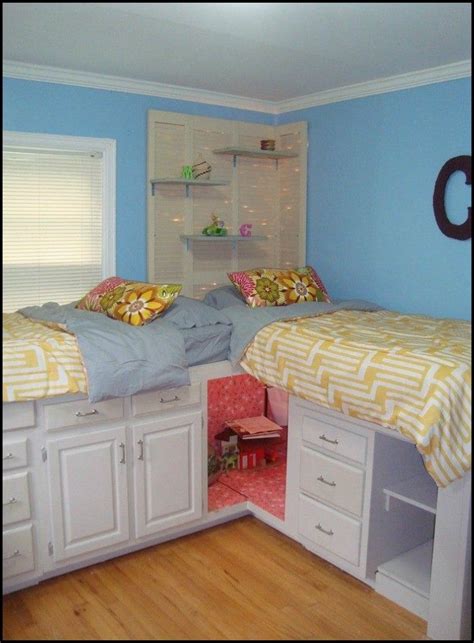 Platform bed with storage made from kitchen cabinets! - DIY projects ...