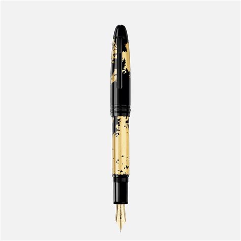 Meisterstück Solitaire Calligraphy Gold Leaf Flex Nib Fountain Pen ...