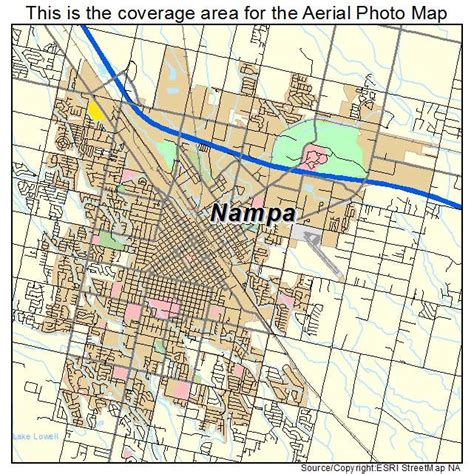 Aerial Photography Map of Nampa, ID Idaho