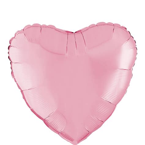 17in Pink Heart Foil Balloon | Party City