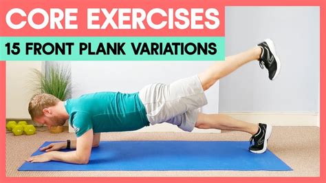 15 Front Plank Variations - YouTube