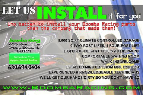 Have Us Install Your Boomba Parts ! | Ford Focus ST Forum