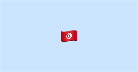 🇹🇳 drapeau : Tunisie - Emoji Signification