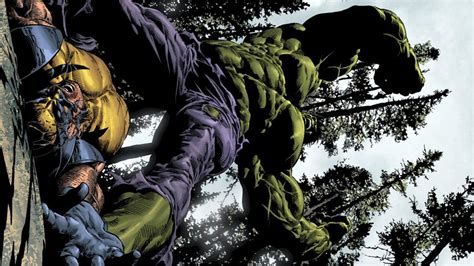 Hulk The Hulk Wolverine Fight HD wallpaper | anime | Wallpaper Better