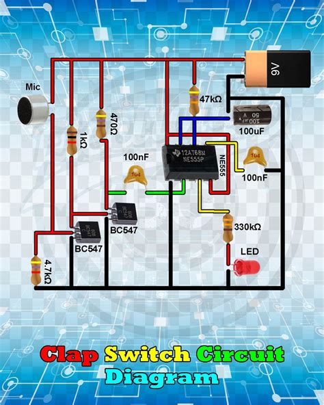 Clap Switch Circuit Diagram And Components