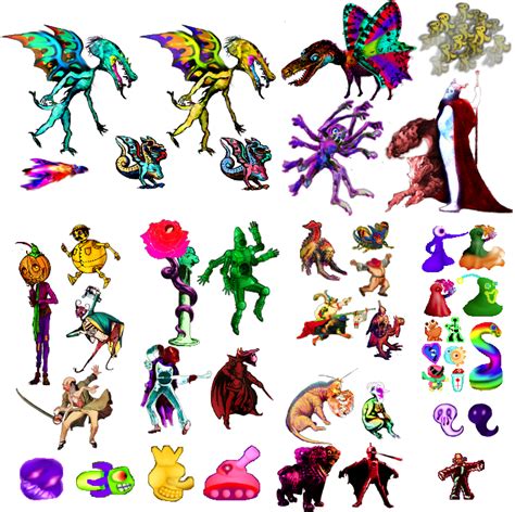 RPG Maker-y Monster Sprites! | OpenGameArt.org