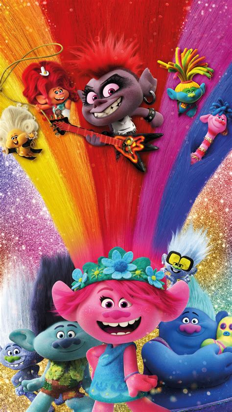 1440x2560 Trolls World Tour Poster Samsung Galaxy S6,S7,Google Pixel XL ...