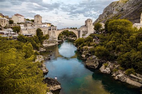 Mostar, Bosnia and Herzegovina, Old bridge, Photography, River, Neretva ...