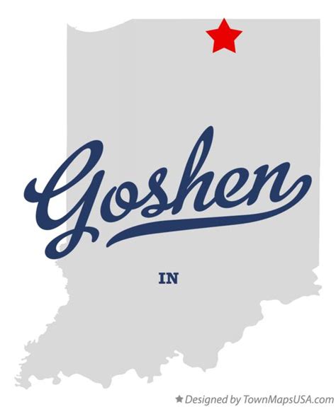 Map of Goshen, IN, Indiana