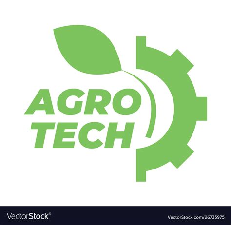 Logo template for agro company green isolated icon