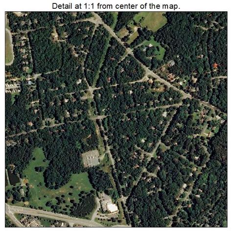 Aerial Photography Map of Carrboro, NC North Carolina