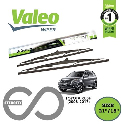 VALEO Conventional Wiper Blade TOYOTA RUSH (2008-2017) (21"+18 ...