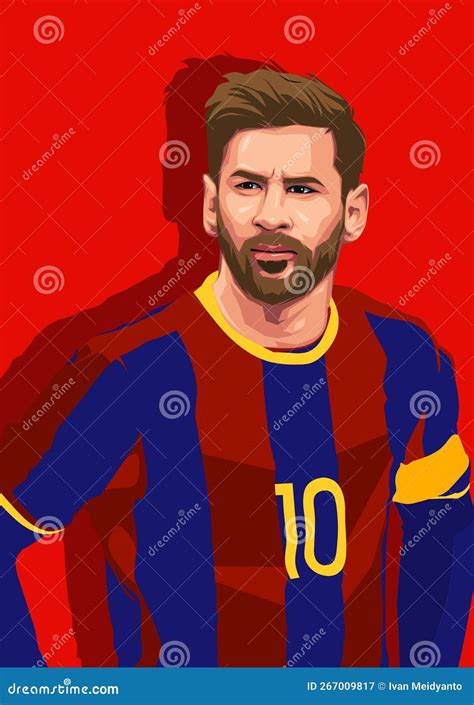 Illustration Of Lionel Messi, Inter Miami | CartoonDealer.com #282278684