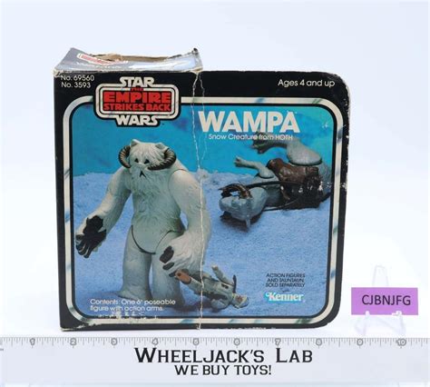 Wampa Snow Monster Complete W/Box Star Wars ESB 1981 Kenner Action ...