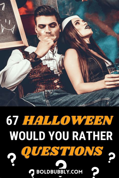 67 Halloween Would You Rather Questions For Spooktacular Fun - Bold ...