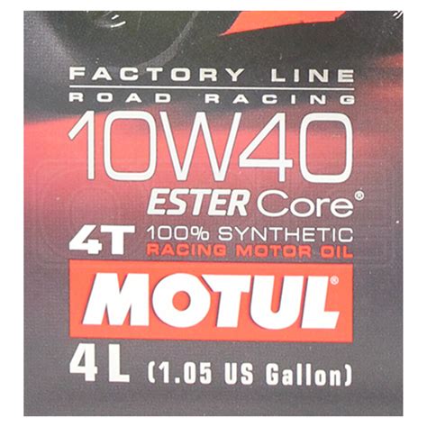 Motul 300V 4T Factory Line 10w-40 10w40 Racing Motorcycle Engine Oil 4 ...