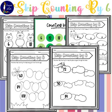 Skip Counting by 6 Worksheets | Made By Teachers