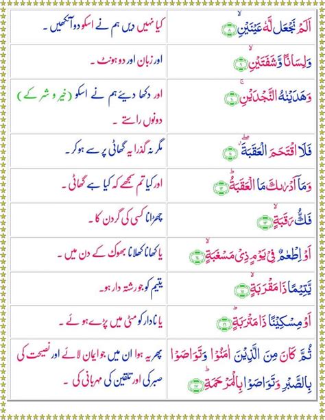 Surah Al Balad with Urdu Translation سورۃ البلد