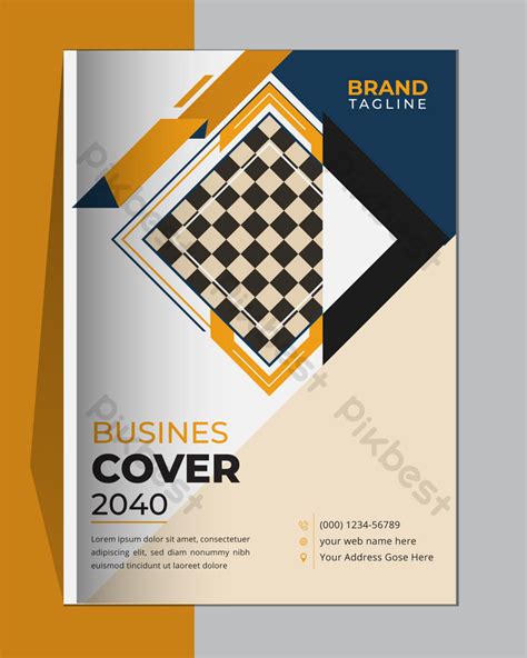 Corporate Business Book Cover Template Design | EPS Free Download - Pikbest