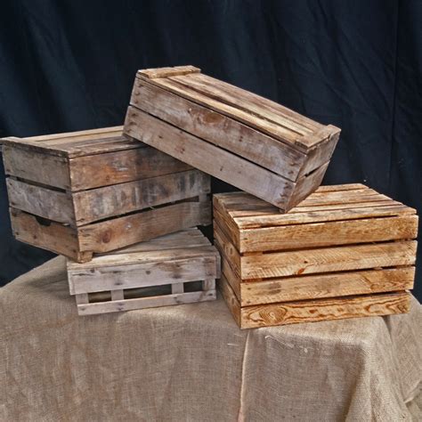 Wooden Crates - Event Furniture by Tarren