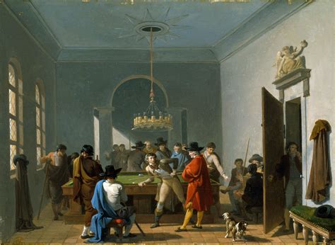 The Billiard Room // after 1810 // Nicolas Antoine Taunay // Above the ...