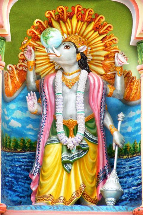 Varaha Avatar - Third Incarnation of Lord Vishnu | Varaha, Lord vishnu ...