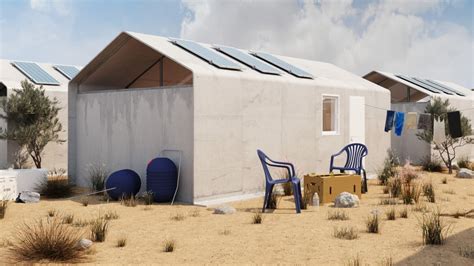 This refugee shelter can be built by hand in a day