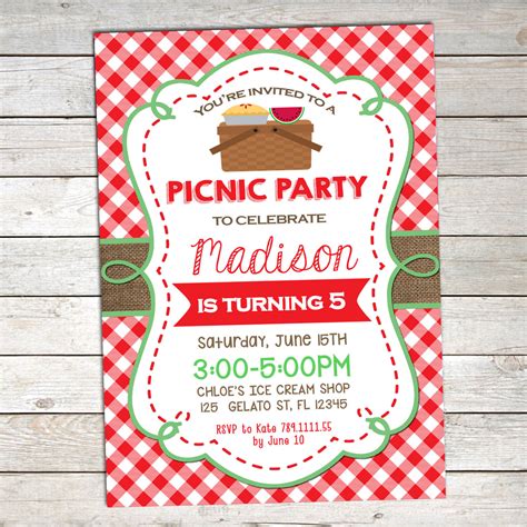 Picnic Invitation - 15+ Examples, Illustrator, Word, Pages, Photoshop ...