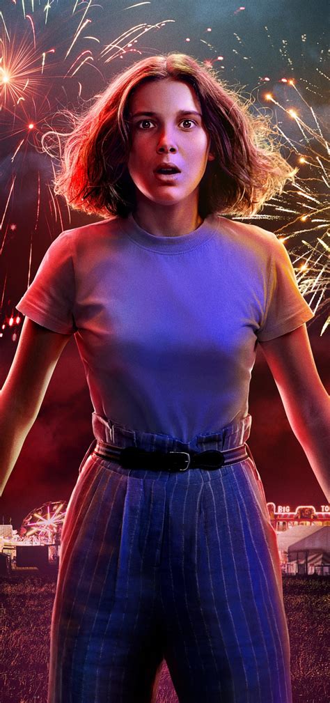 1080x2300 Resolution Millie Bobby Brown As Eleven Stranger Things 3 ...