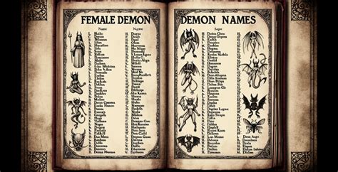 100 Female Demon Names That Will Strike Fear In Your Enemies