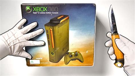 ORIGINAL XBOX 360 UNBOXING! Halo 3 Limited Edition Console Collector's ...