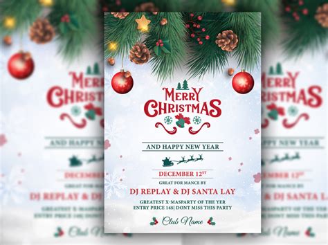 Christmas poster design by Md Asaduzzaman Depu on Dribbble