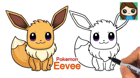 How to Draw Pokemon Eevee Easy - YouTube