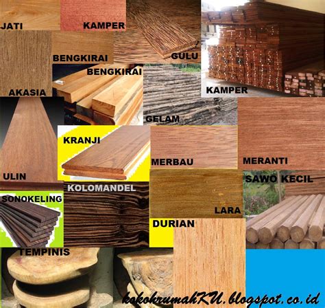 Jenis kayu olahan keperluan bangunan & furniture yang tersedia ...