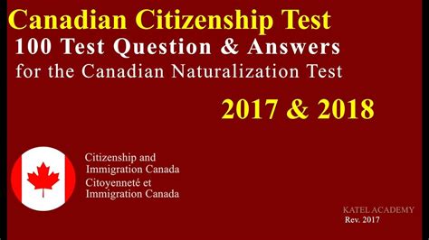 Canadian Citizenship Test Cheat Sheet