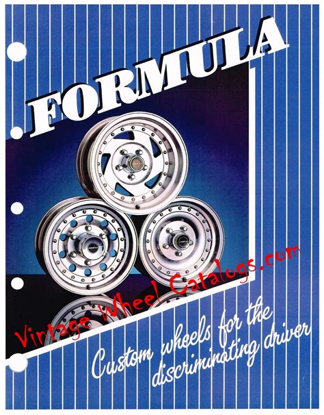 Formula | Vintage Wheel Catalogs