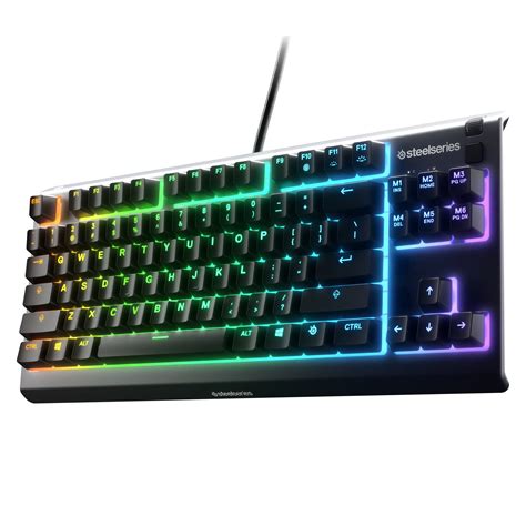 SteelSeries Apex 3 TKL RGB Gaming Keyboard – Tenkeyless Compact Form ...