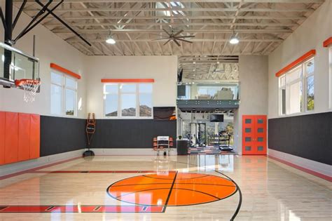 Ultimate Game Room ! | Home basketball court, Indoor basketball court ...