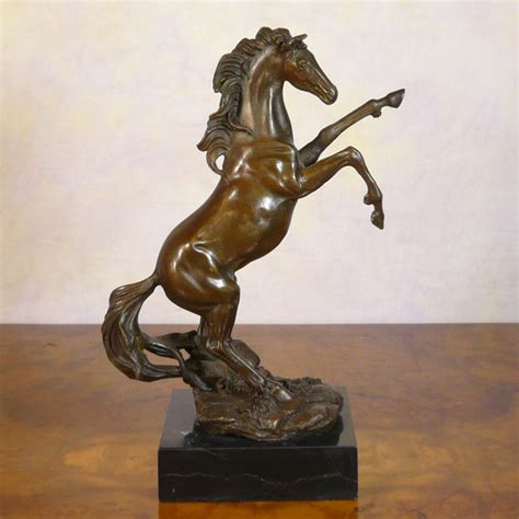 Prancing Horse - Bronze Sculpture - Statues