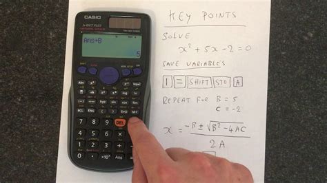 Scientific Calculator Solve Quadratic Equation - Tessshebaylo