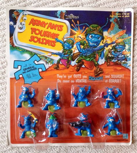 Hasbro Army Ants [Blue Army] (1987) | Retro toys, Nostalgic toys ...