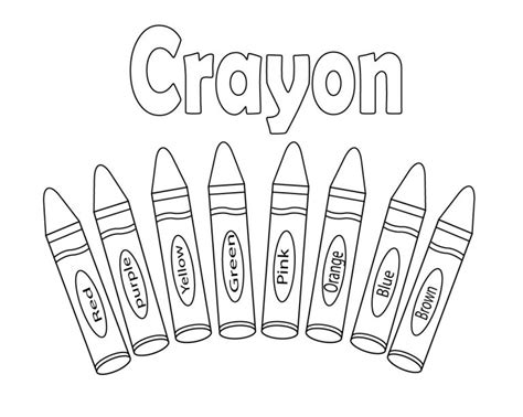 Interesting Crayon Coloring Pages Free Printable – Free Coloring Pages ...