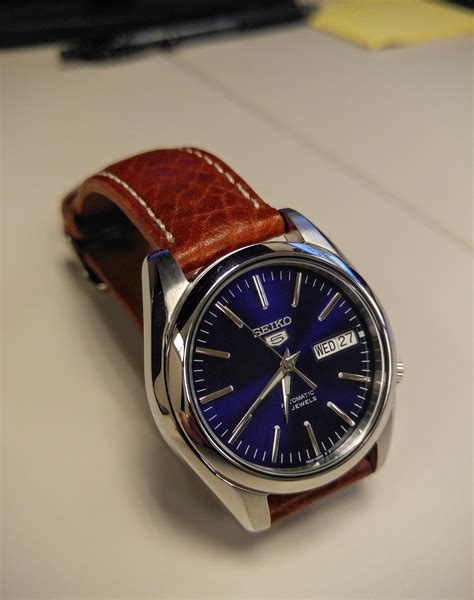 Seiko 5 Snkl23 Leather Strap | Bruin Blog