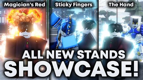 [AUT] ALL NEW STANDS SHOWCASE! (STICKY FINGERS, THE HAND, MAGICIAN'S ...