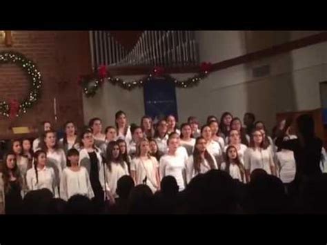 Cerro Villa Middle School Choir//Grownup Christmas List 2016 - YouTube