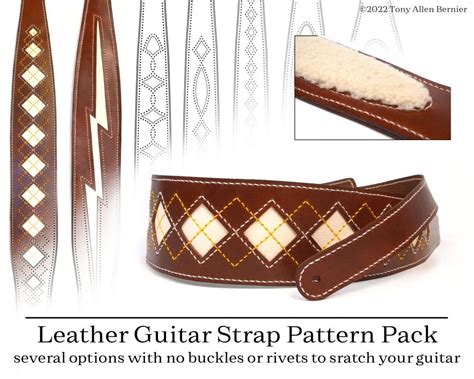 how to make leather guitar straps — Tony Allen Bernier