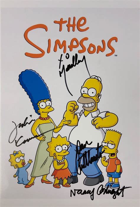 Simpsons Dan Castellaneta Autographed Photo