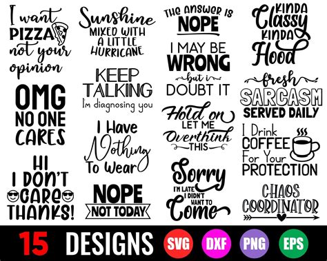 Sarcastic SVG Bundle Sarcasm SVG Bundle Funny SVG Sarcastic | Etsy ...