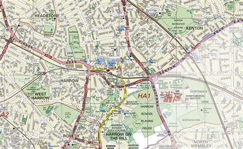 Harrow London Borough Map – Tiger Moon